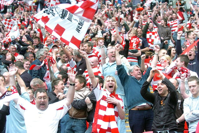 Rovers fans go wild at the final whistle