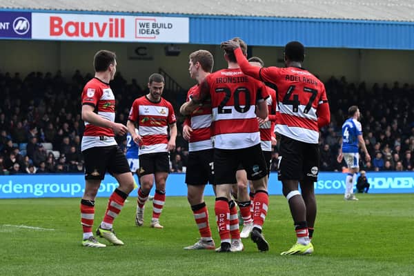 Doncaster Rovers endured a rollercoaster campaign, surging from the lower reaches of the table to seal an unexpected play-off spot. Picture Howard Roe/AHPIX LTD.