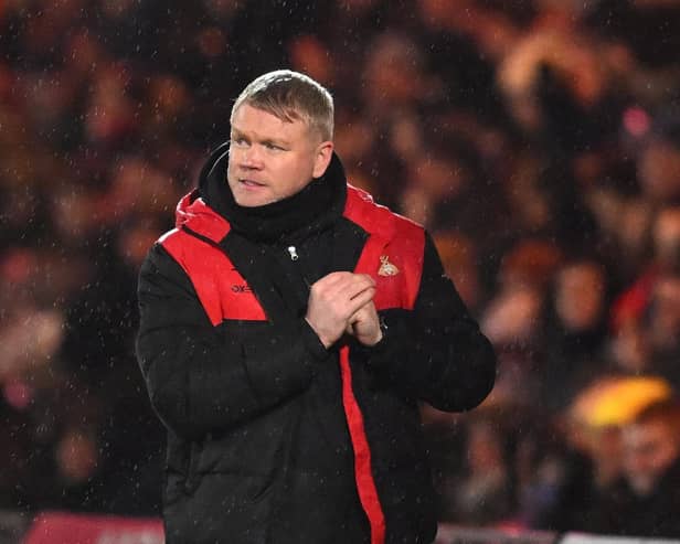 Rovers' manager Grant McCann