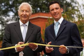 Flashback to 2007 when Lester Piggott and Frankie Dettori were pictured together at Newmarket. (PHOTO BY: Julian Herbert/Getty Images).