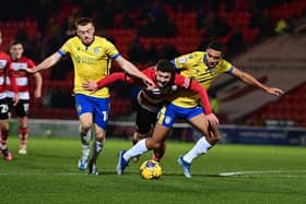 Luke Molyneux is brought down for the penalty. Picture: Howard Roe/AHPIX LTD
