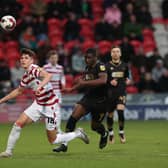 Ben Nelson in action for Doncaster Rovers.