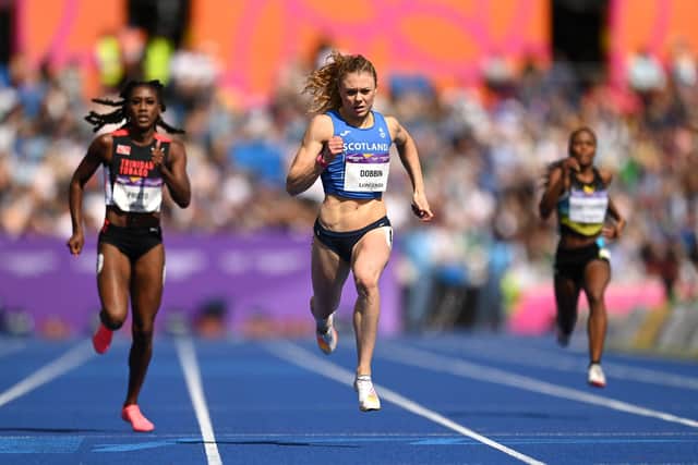 Beth Dobbin in action at the Commonwealth Games. Photo: David Ramos/Getty Images