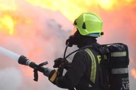Doncaster firefighters rushed to scene of two incidents involving a vehicle, decking and fencing.