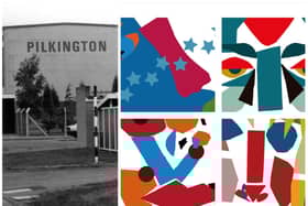 The new exhibition explores the history of Pilkington via artworks and photographs of the factory.