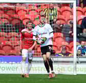 Ted Sharman-Lowe is an ever-present in the league for Rovers this season. Pic: Howard Roe.