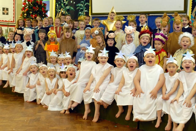 It's Christmas in 2007 and the Wriggly Nativity looks like it was a big hit.