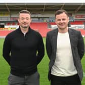 New management team Richie Wellens and his assistant Noel Hunt
