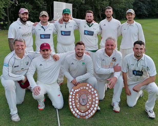 Sykehouse Cricket Club beat Crowle Outcasts to with the Snaith League Shield.