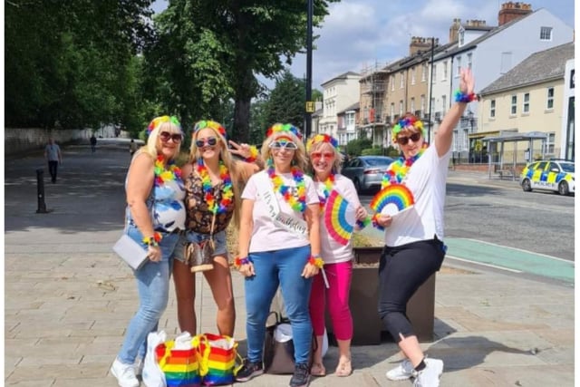 The city centre was awash with colour for Pride.