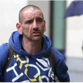 Phillip Anthony Hartley appeared in court charged with breaching a railway banning order.