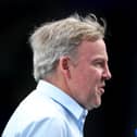 Kenny Jackett before the Sky Bet League One play-off semi-final match between Portsmouth FC and Oxford United at Fratton Park on July 3, 2020.