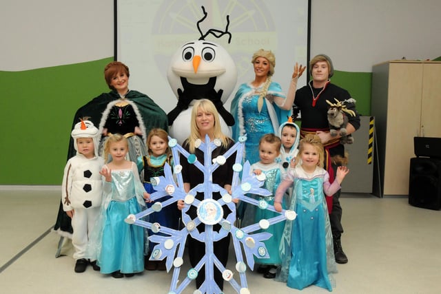 Harton Primary School in South Shields won a festive competition in 2014. Their prize was a Frozen performance by theatrical company Make My Day Events. Remember this?