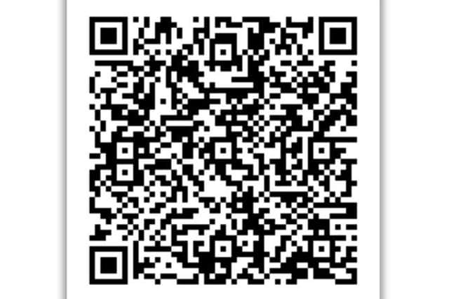 Scan the QR code to donate to Carl's appeal.