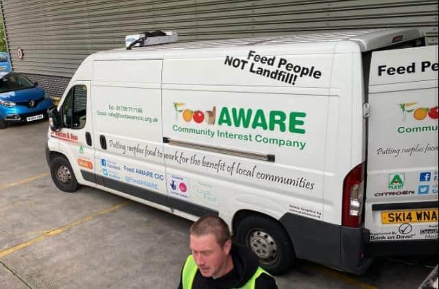 The Food Aware van that has been stolen