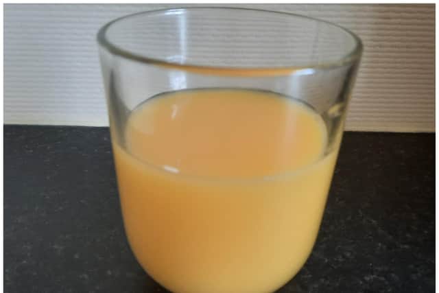 A member of the public called 999 to complain about orange juice.