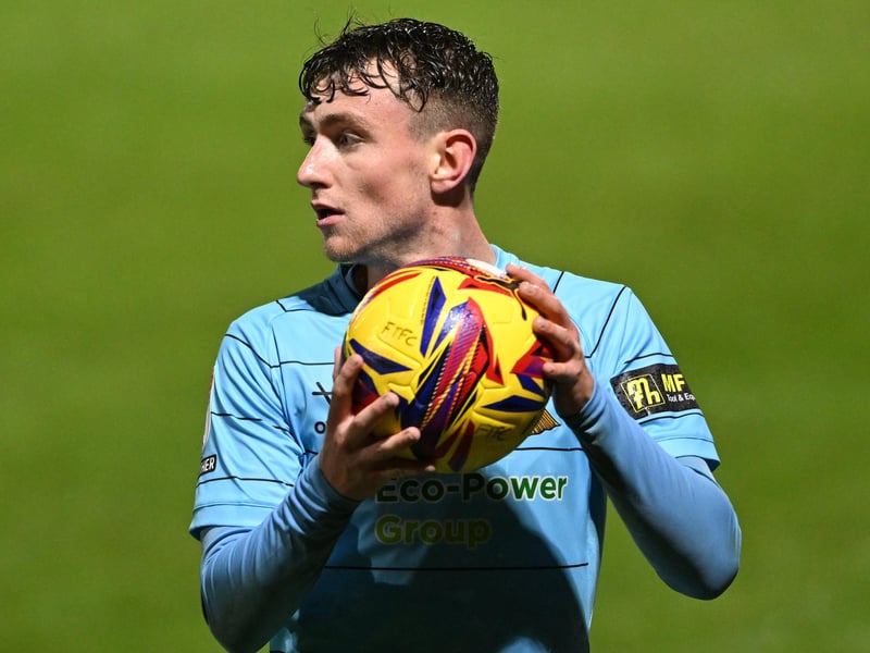 A late replacement for Fleming on the left side of defence.