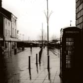 Doncaster market on a miserable wet Thursday
