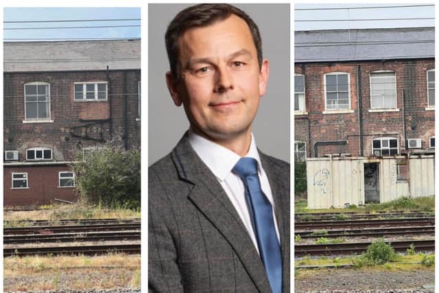 Nick Fletcher has won his campaign for the removal of a railway shed.