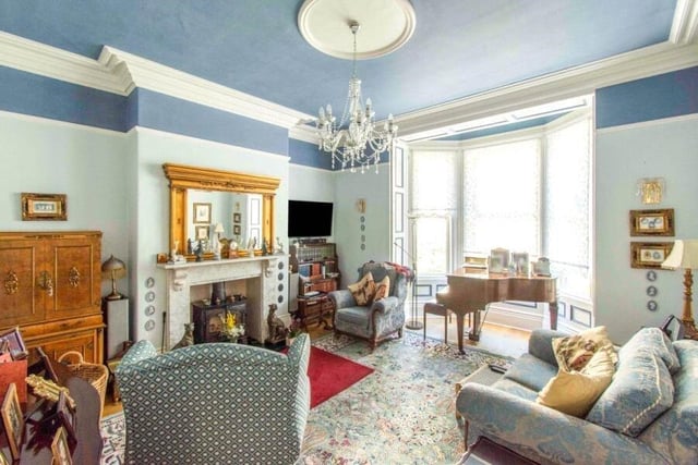 A lovely bay-fronted reception room.