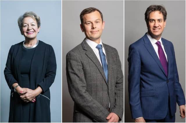 MPs representing Doncaster constituencies: Dame Rosie Winterton, Nick Fletcher and Ed Miliband