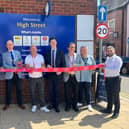 Pictured at the official opening are: Malay Maniya Postmaster, Mary Benbow Post Office Area Change Manager, Bawtry Mayor Cllr Alan Claypole, Cllr Bob Anderson ward councillor. Lee Pitcher MP, Cllr Lee Sammut ward councillor and Cllr Ken Guest ward councillor.