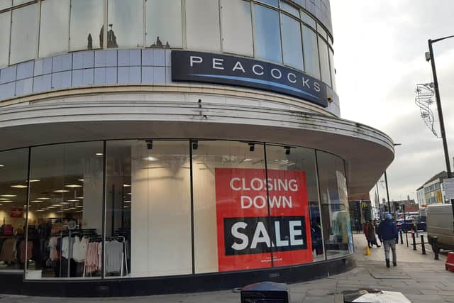Peacocks is closing in Doncaster town centre, in the former Co-op building on the corner of Duke Street.