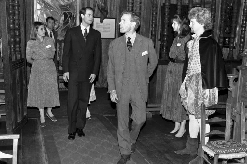 1989 saw Prince Edward given a tour of Falkland Palace