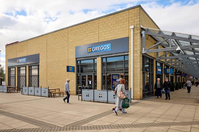 The new look Greggs at Lakeside Village