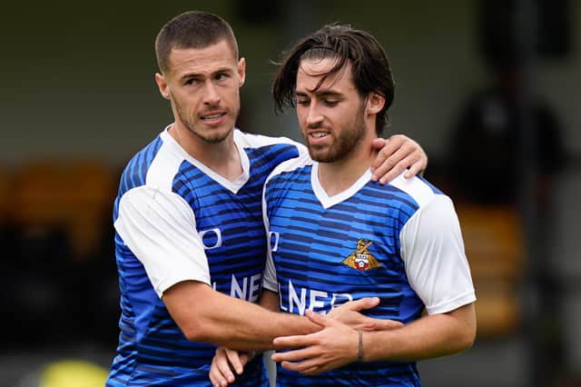 New signings Tommy Rowe and Aidan Barlow. Picture by Steve Flynn/AHPIX.com