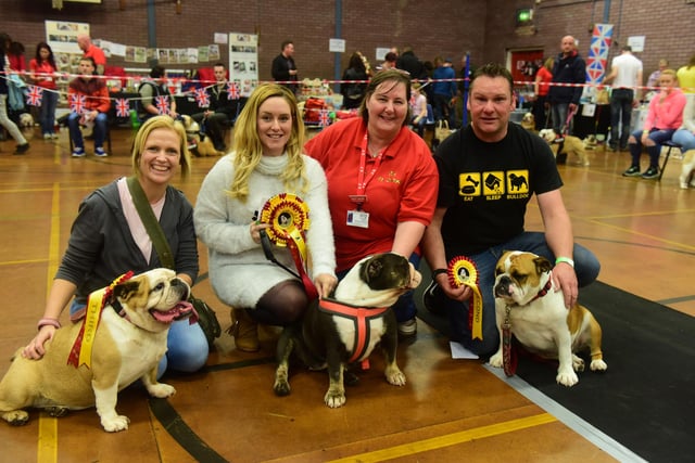 Were you and your champion bulldog pictured at Bulldog Day at the Rossmere Centre, Hartlepool, four years ago?