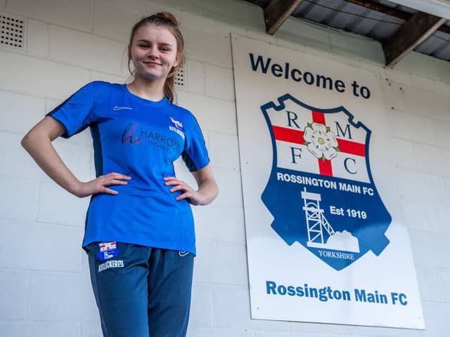 Rossington Main will use the donation towards the construction of its clubhouse.