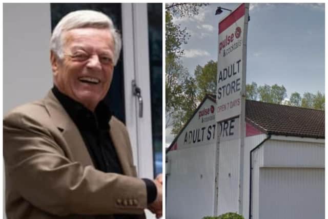 Tony Blackburn repeatedly referenced the sex shops on the A1 during his Sunday night show.