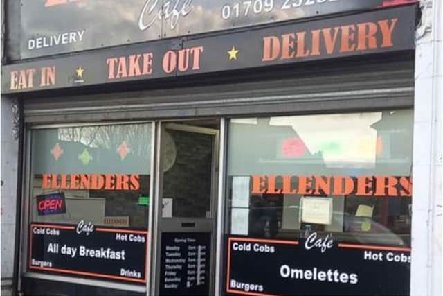 Ellenders cafe in Edlington is up for sale.
