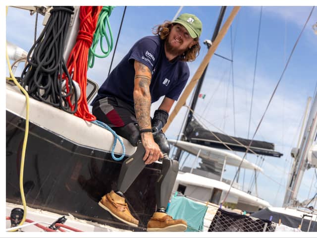 Craig wants to become the first triple amputee to complete the epic voyage.