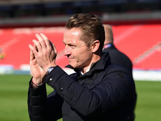Doncaster's manager Gary McSheffrey.