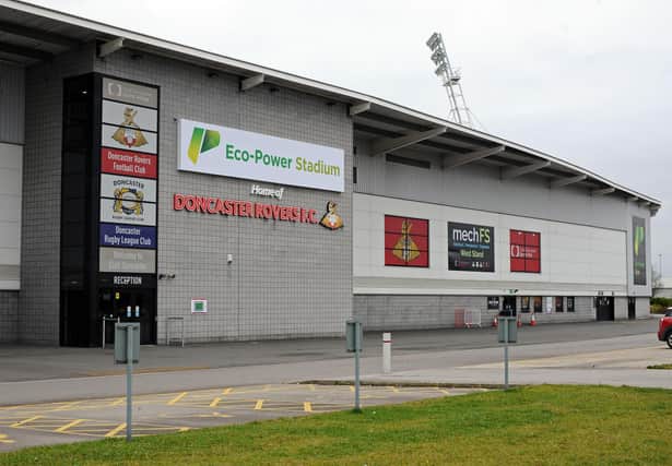 The Eco-Power Stadium, the home of Doncaster Rovers
