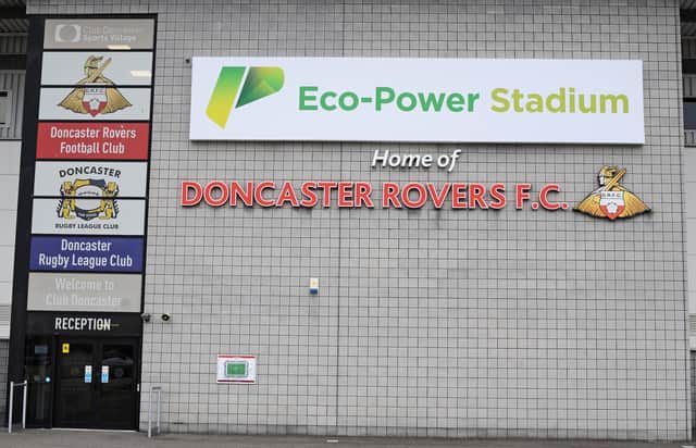 Eco-Power Stadium, the home of Doncaster Rovers.