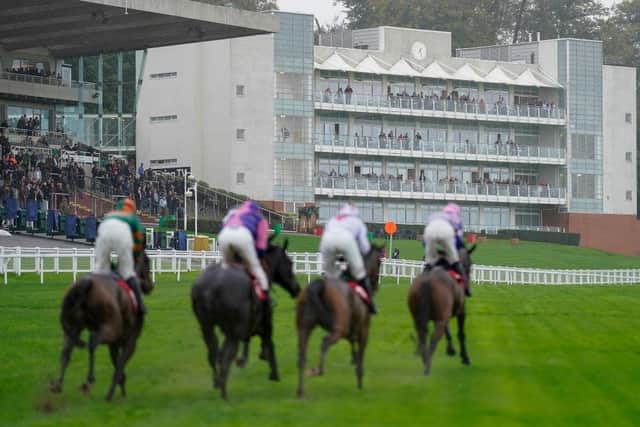 Action from Sandown Park. Photo: Alan Crowhurst/Getty Images