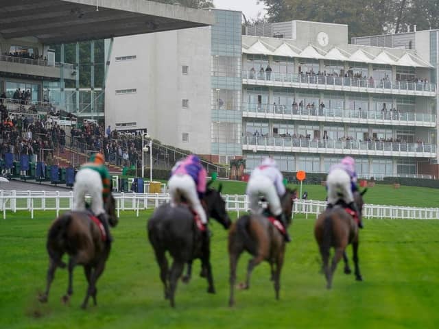 Action from Sandown Park. Photo: Alan Crowhurst/Getty Images
