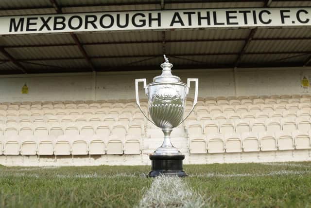 The Montagu Cup will celebrate its 125th anniversary on Monday when Dog Daisy United face Scawthorpe Athletic at Hampden Road. Photo: Julian Barker