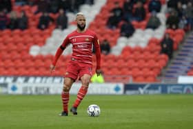 John Bostock in action for Doncaster Rovers.