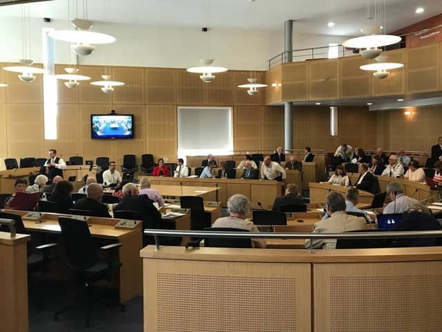 City of Doncaster Council chamber.