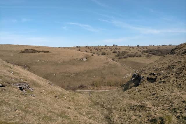 Looking down into Coombs Dale