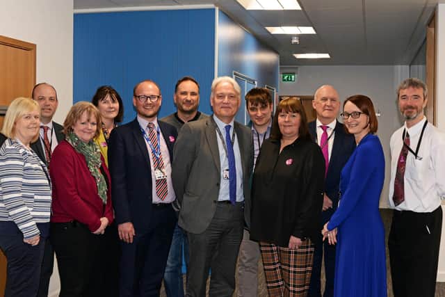 L-r Leanne Hornsby, DMBC Assistant Director, Education, Commissioning and Business Development, Martyn Owen, Head of service for inclusion at Doncaster MBC, Sam Twiselton, deputy chair of Doncaster opportunity area social mobility programme, Helen Redford-Hernandez, Headteacher at Hungerhill School, Jamie McMahon, Regional Director of Delta Academies Trust, Gwyn ap Harri, CEO XP School Trust, Damian Allen, Director of People (DCS/DASS) at Doncaster MBC, Saul Farrell, DMBC senior strategy performance manager, Karen Fagg, Headteacher at Park Primary School, Paul Ruane, Head of Learning at Doncaster MBC, Dr. Nicola Crossley, Executive Director of Inclusion at Astrea Academy Trust and David Kessen, Doncaster Free Press. Picture: NDFP-09-04-19-RoundTable-7