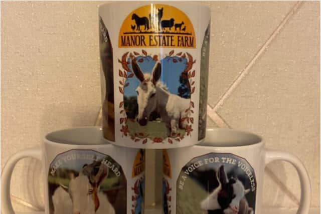 Manor Estate Farm is selling mugs and calendars to raise funds for animals.