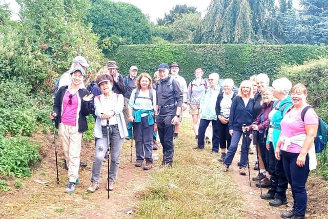 By heck can get a bit crowded on a Ramblers trek