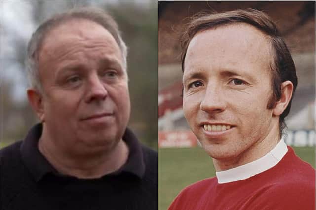 John Stiles is calling for action following the death of his dad Nobby, who suffered from dementia. (Photo: BBC/Getty).