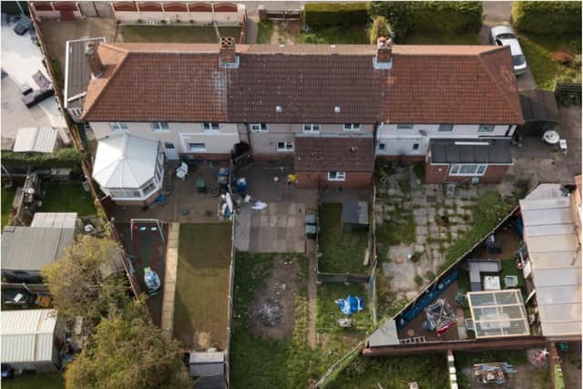 The house in Welfare Road at Woodlands has been the scene of heavy police activity over the last few days. (Photo: SWNS).