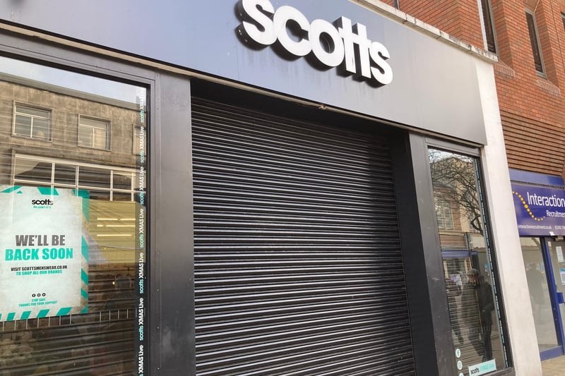 Fashion retailer Scotts has moved into the site formerly occupied by JD Sports.